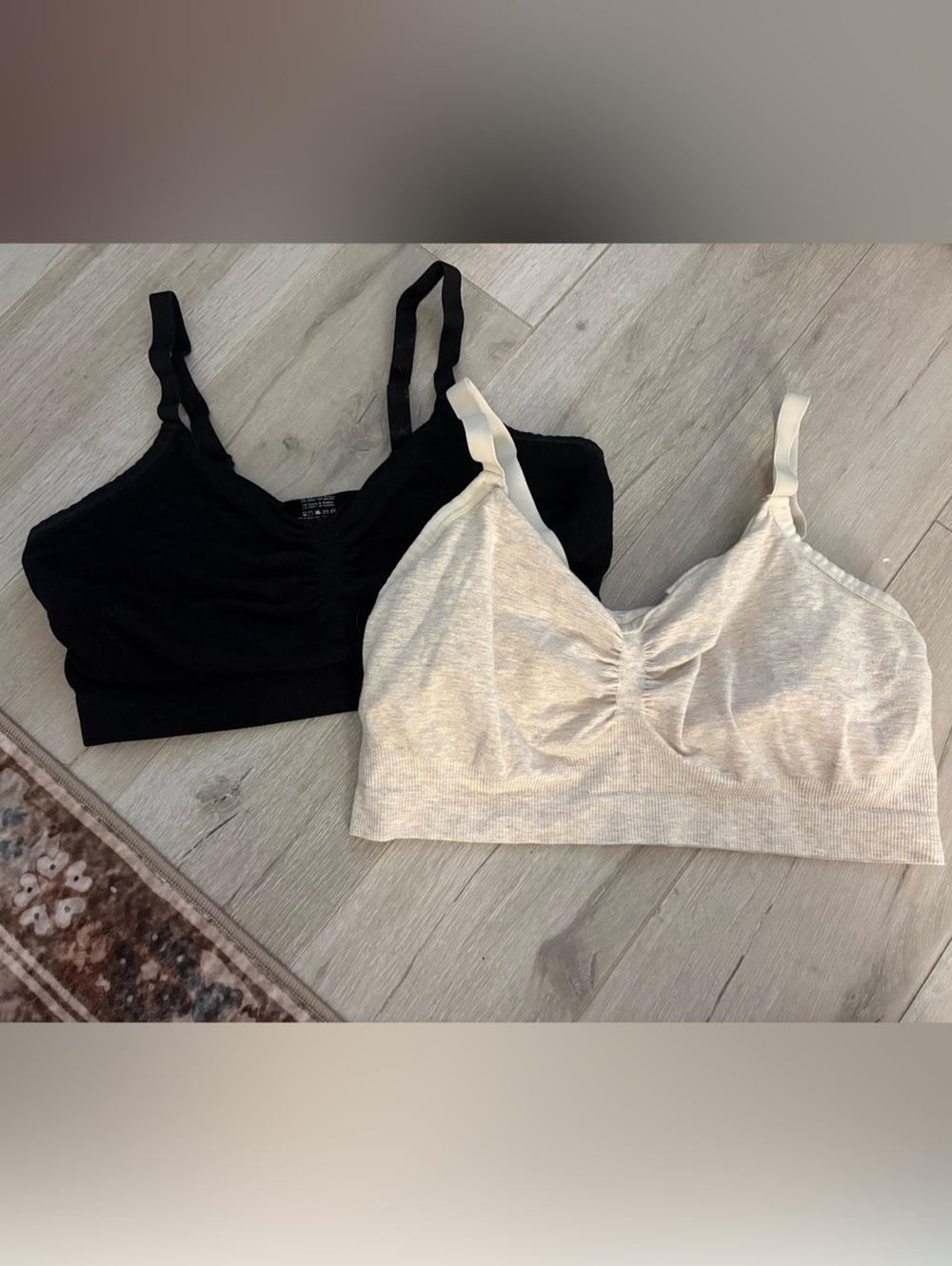 Kindred Bravely Nursing Bra Set Black & Cream Medium